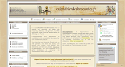 Desktop Screenshot of calendrierdesbrocantes.fr